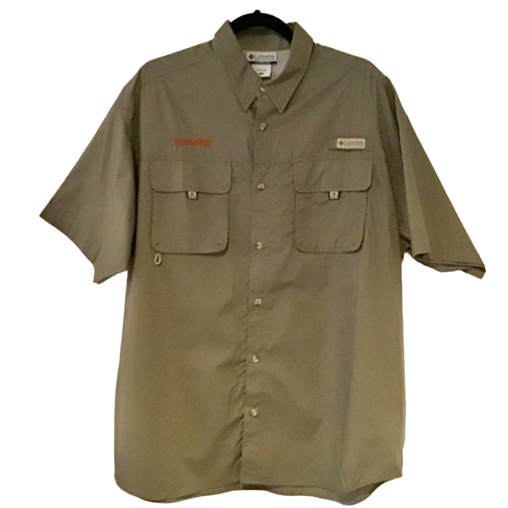 NWOT Columbia Sportswear Performance Fishing Gear Shirt‎ Green Size L